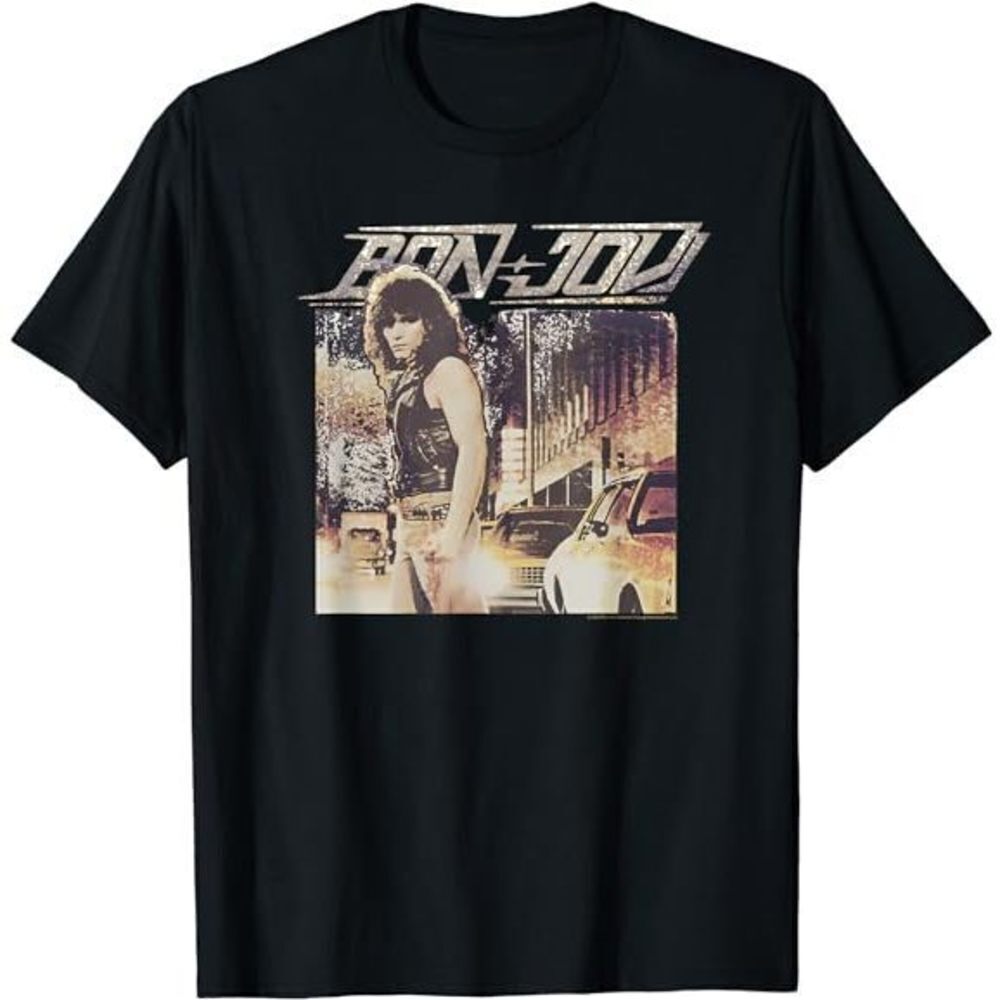 Bon Jovi Runway Classic Rock Band Concert Fan T-Shirt